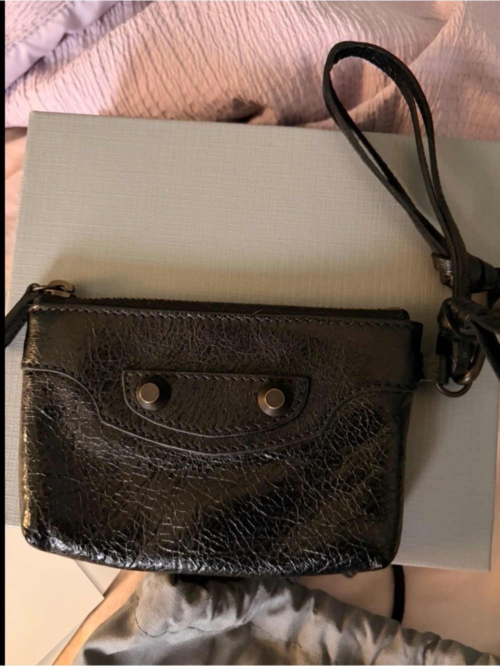 Balenciaga Le City Zipped Pouch Charm - Picture 2 of 5